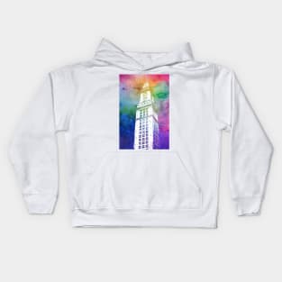 Boston (watercolor) Kids Hoodie